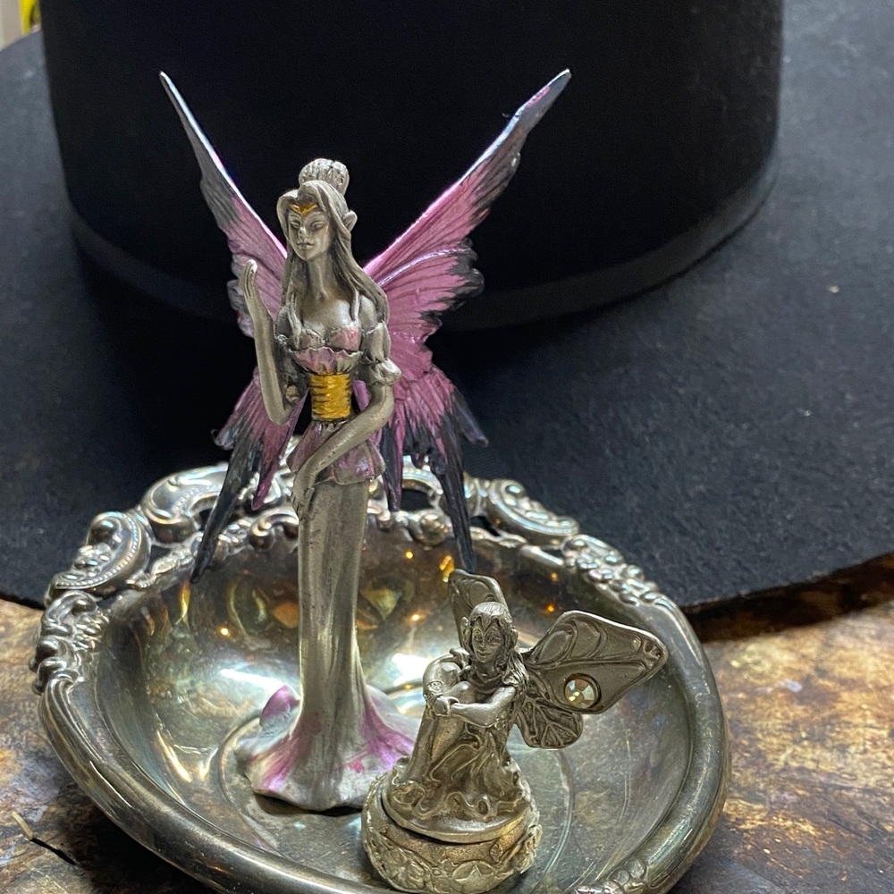 Fairy Statue & Tiny Fairy Trinket Box Set - Picture 2 of 13